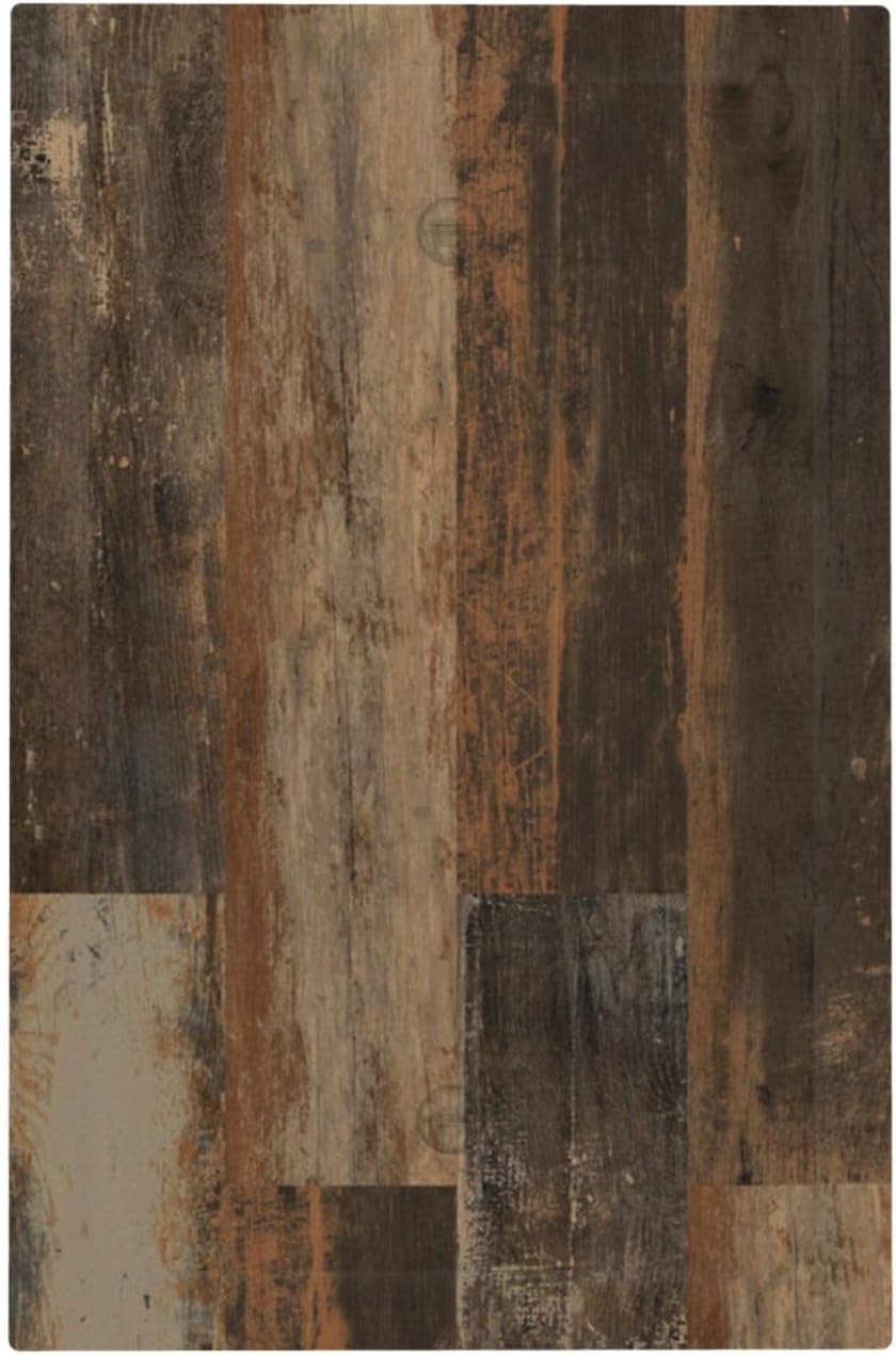 Rustic Brown Wood Grain Dark Oak Light Switch Cover Plate 1 Gang No Device Blank Electrical Wall Plates Faceplate Decorative Switch Plate for Farmhouse Home Decor