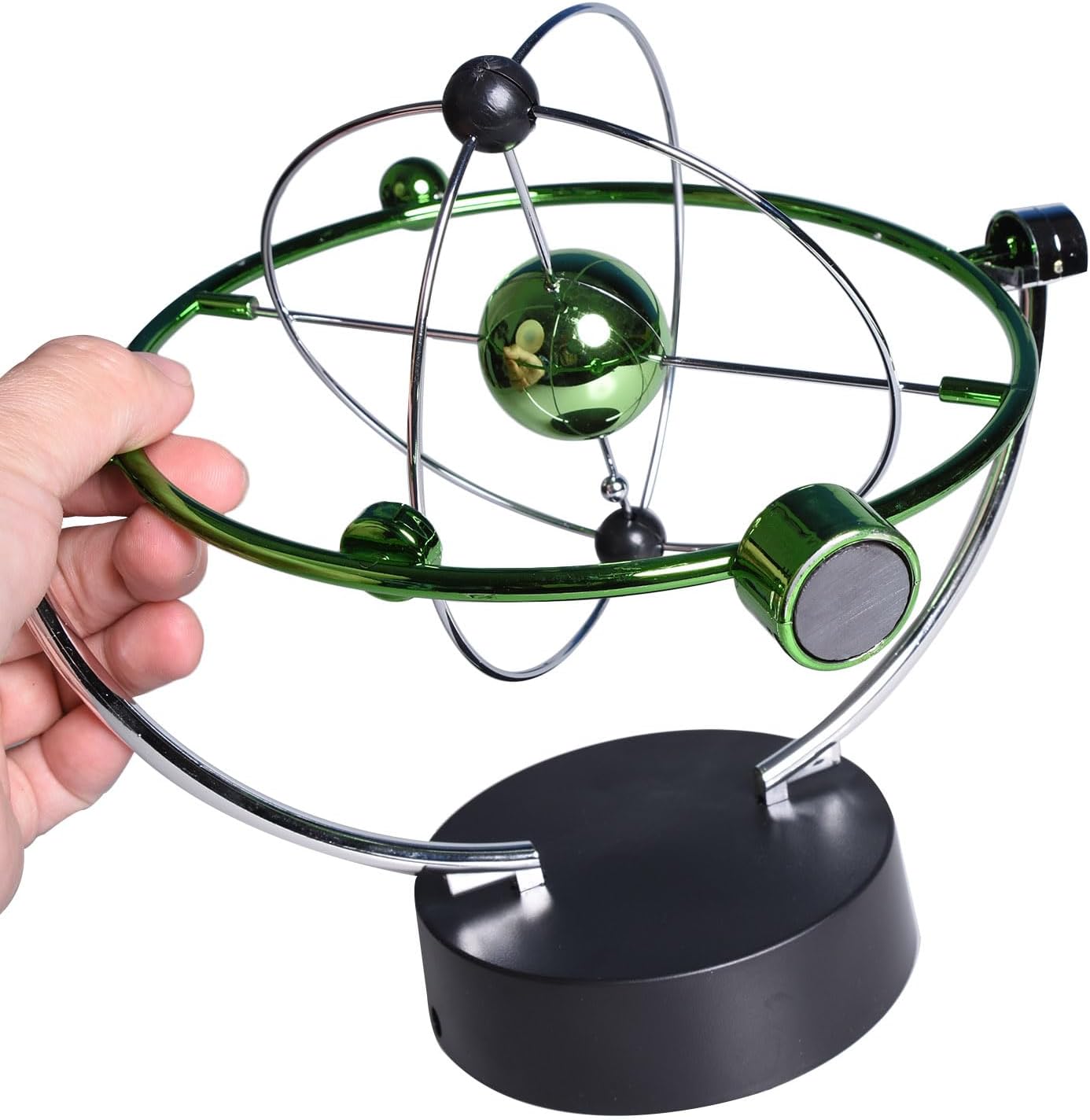 ThinkTop Kinetic Art Asteroid, Educational Physics Mechanics Science Toy Kinetic Art Milky Way Orbital Electronic Perpetual Motion Desk Home Decor