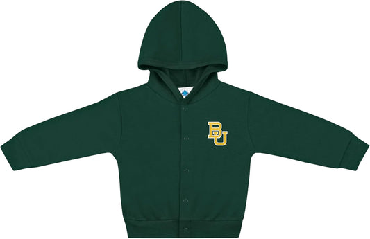 Creative Knitwear College Baby Snap Hooded Jacket - Team Logo, Multiple Colors, for Boys & Girls, (0-24 Months)