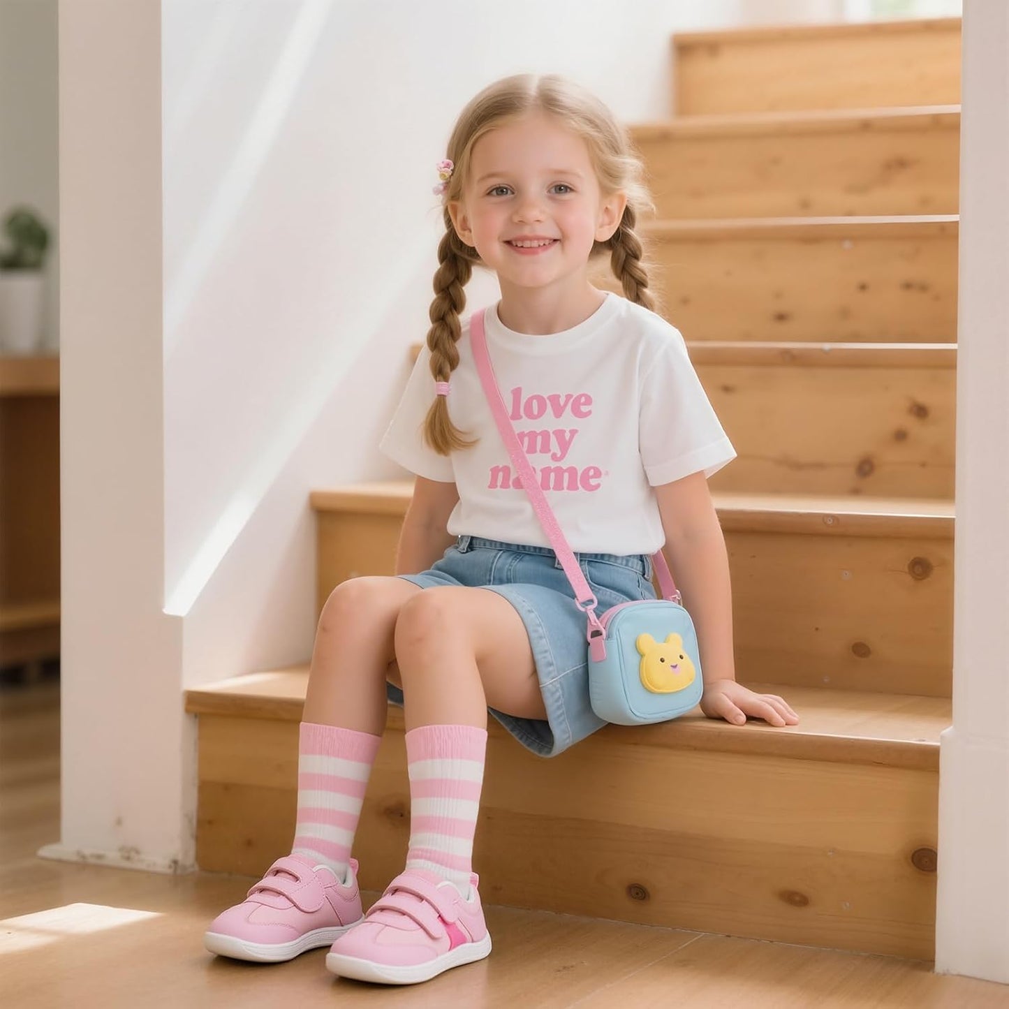 Toddler Wide Toe Box Barefoot Shoes Boys Girls Sneakers Zero Drop Kid Tennis Running Shoes Lightweight Non-Slip Comfortable Infant First Walking Shoe Outdoor Activities School