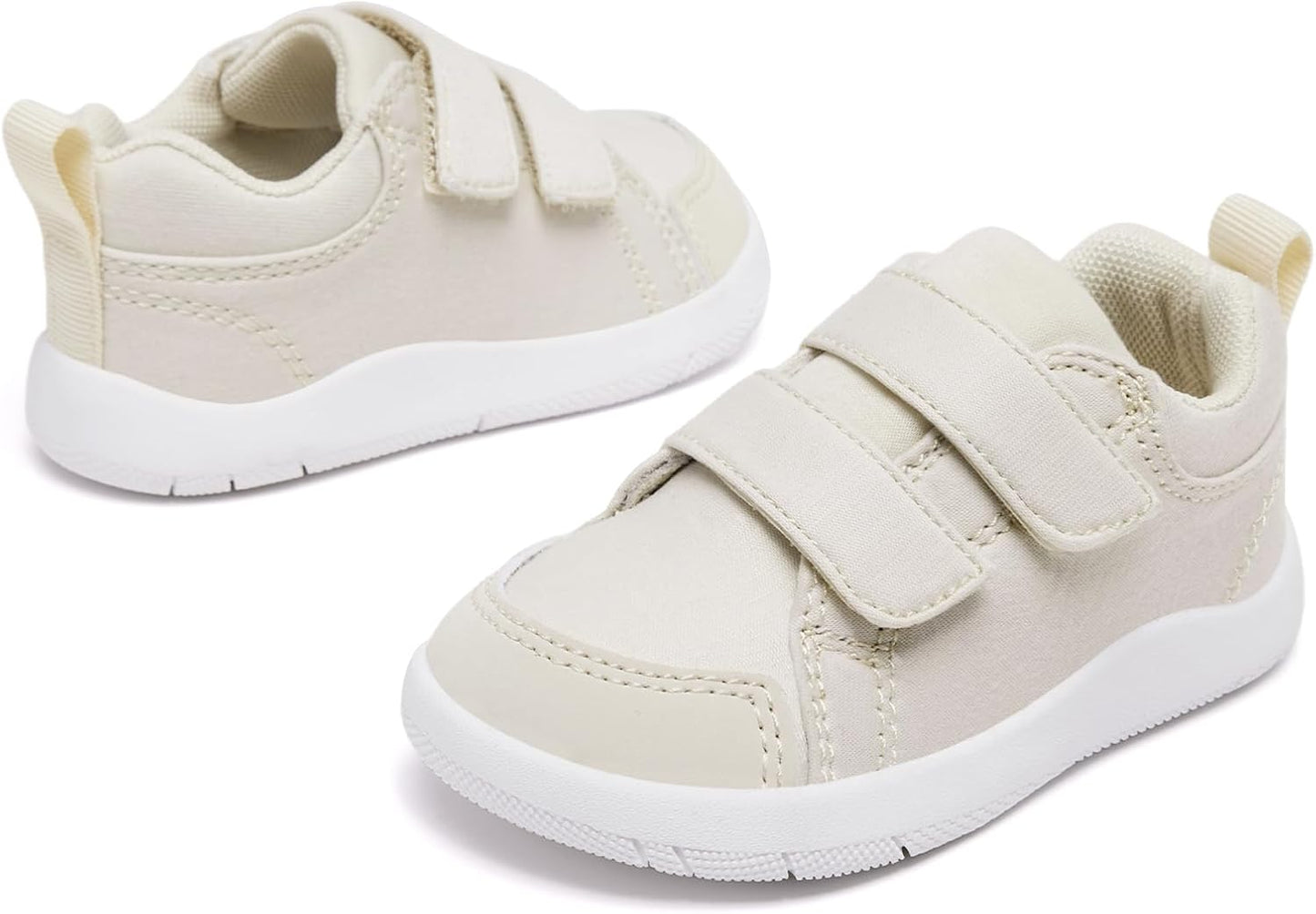 MORENDL Wide Toe Box Shoes Toddler Barefoot Shoes Baby Walking Shoe Boy Girl Non-Slip Zero Drop Minimalist Sneakers Comfort Tennis Outdoor Activities