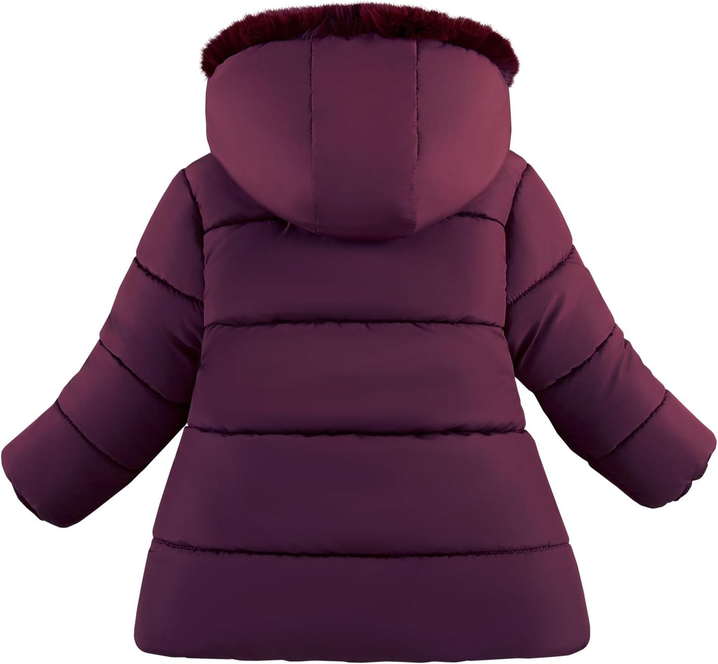 Toddler Winter Coats Baby Jacket Snow Clothes Puffer Dress Girl Warm Hoodie 1-4T