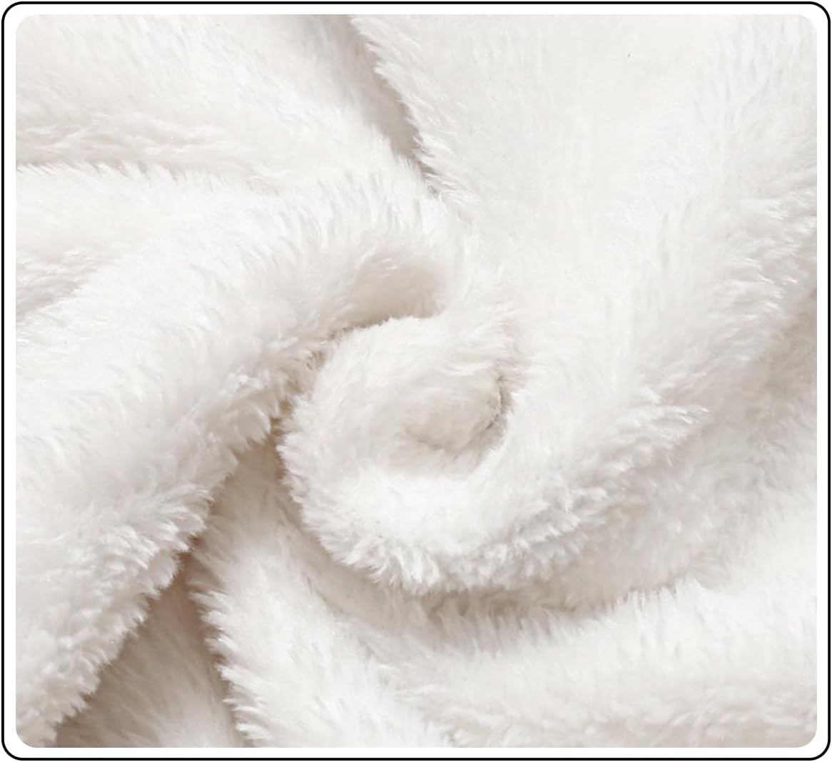 Toddler Fleece Jacket Baby Winter Coat Newborn Girl Hoodie Infant Boy Clothes 3T