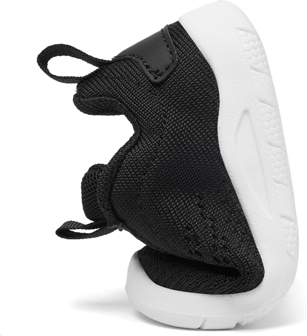 MORENDL Toddler Slip On Sneakers Baby Walking Shoes Non-Slip Breathable Unisex Pink Mesh Lace-Up Athletic Sneakers Infant Running Shoes