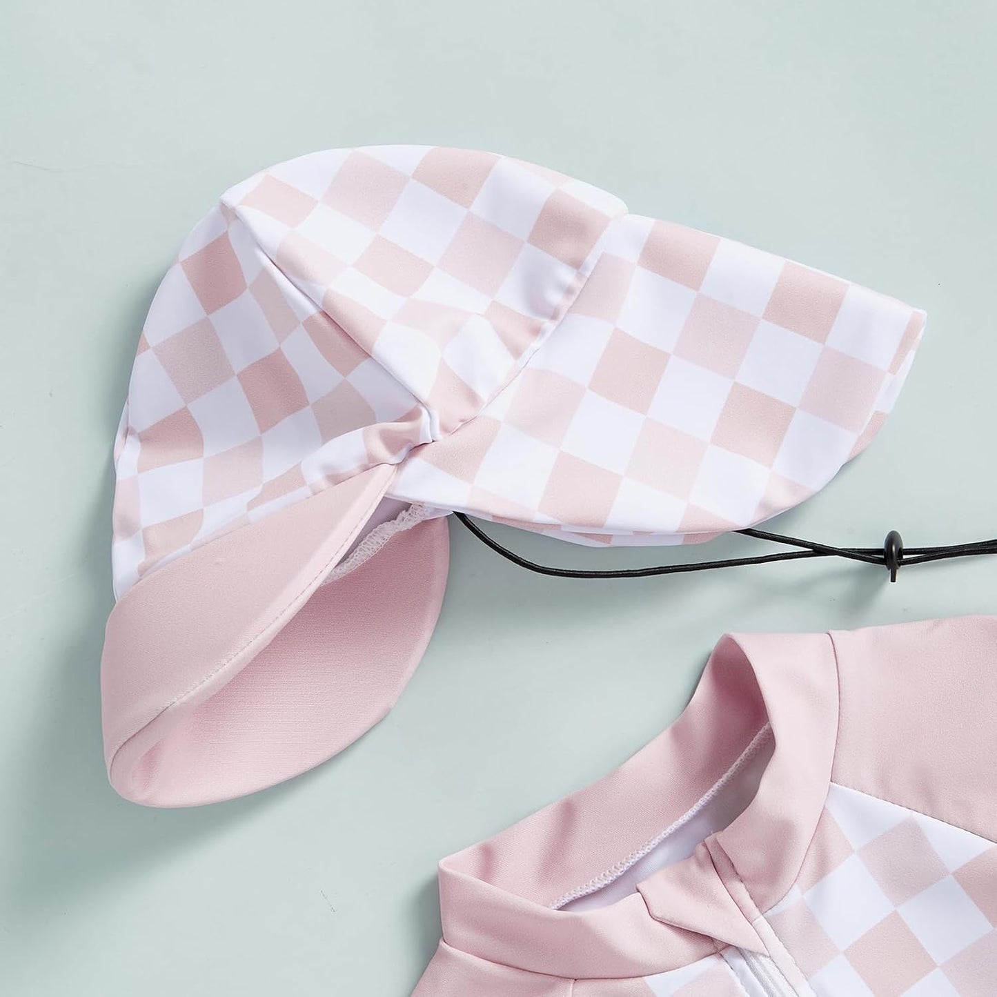 MAYUMMPY Baby Boys Girls Swimwear Casual Zipper One Pieces Rash Guard Swimsuit and Hat Beachwear Bathing Suit