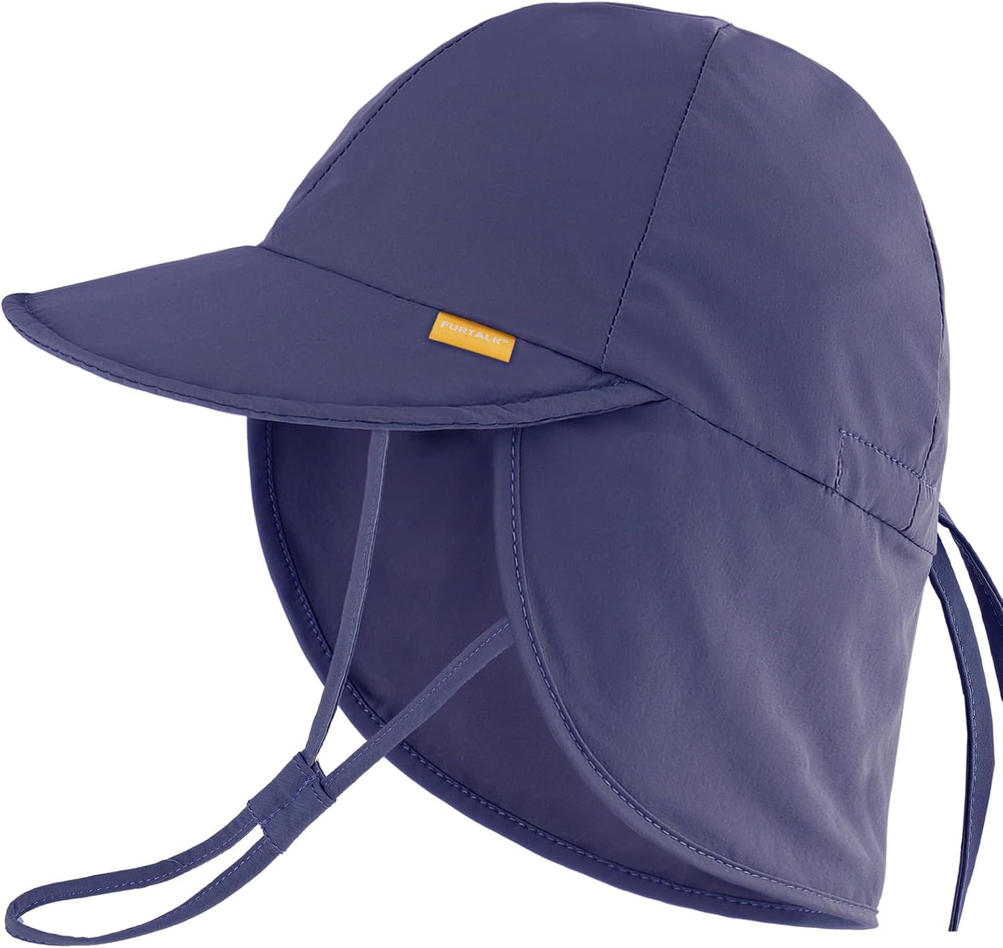 FURTALK Baby Sun Hat Summer Beach Hat UPF 50+ Adjustable Soft Baby Swim Hat with Neck Flap