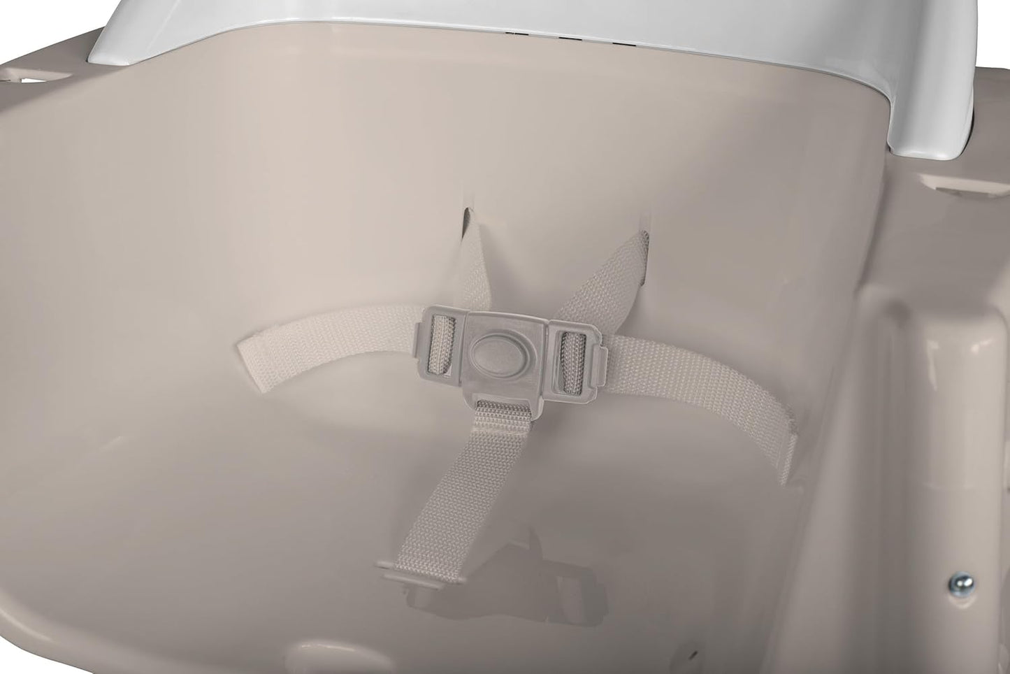 Foundations Secure Sitter Feeding Chairs Multipack, No-Tip Feet, 3-Point Adjustable Harness, Removable Tray, Easy to Clean, Stackable Feeding Chairs, 3 Pack (5 inch)