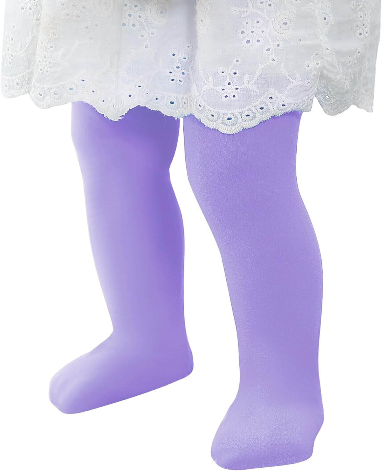 Ultra Soft Toddler Ballet Tights for Girls - Footed Dance Tights Colorful Baby Girls Leggings for Daily Party Halloween 1-6T