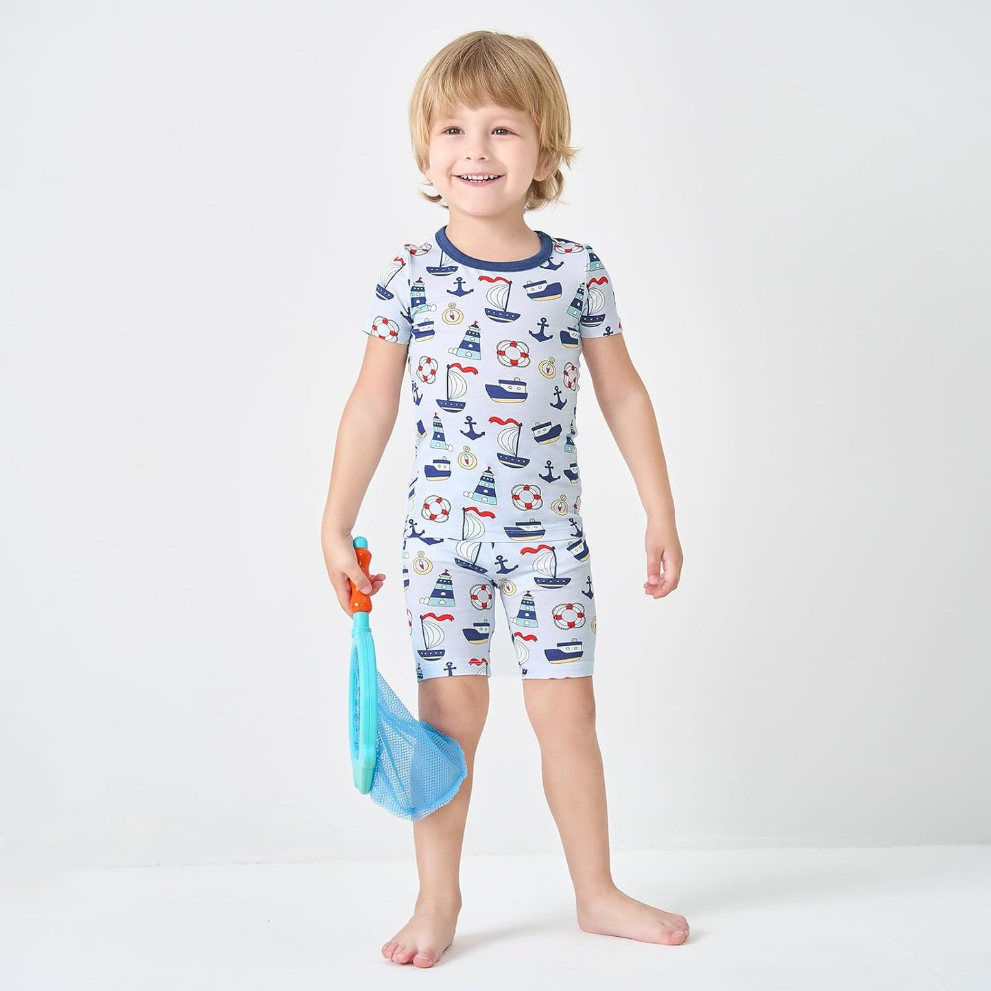 pureborn Baby Toddler Kids Viscose from Bamboo Pajamas Set Pjs 2pcs 18M-8Y