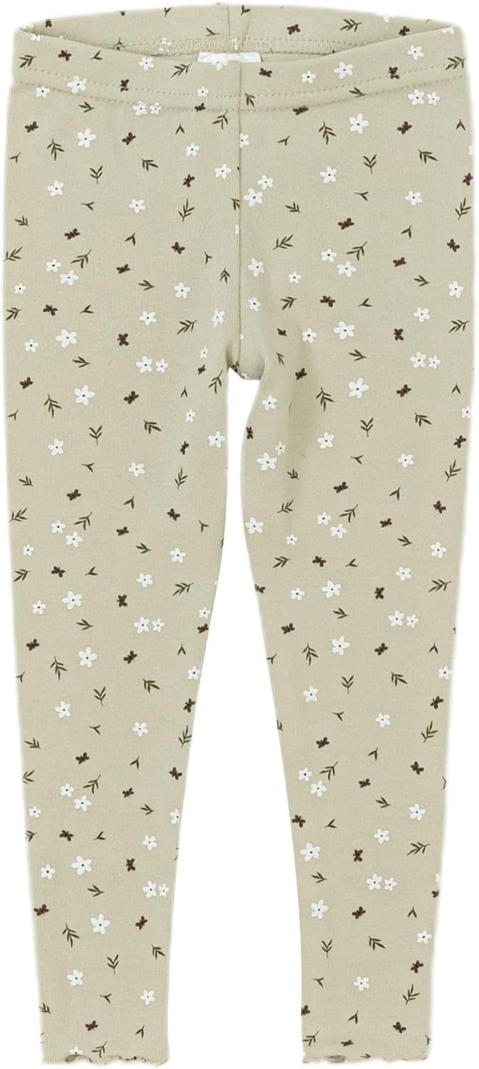 AVAUMA Baby Boy Girl Pajama Set 6M-7T Kids Cute Toddler Snug fit Flower Pattern Design Pjs Cotton Sleepwear Ruffled Shirring