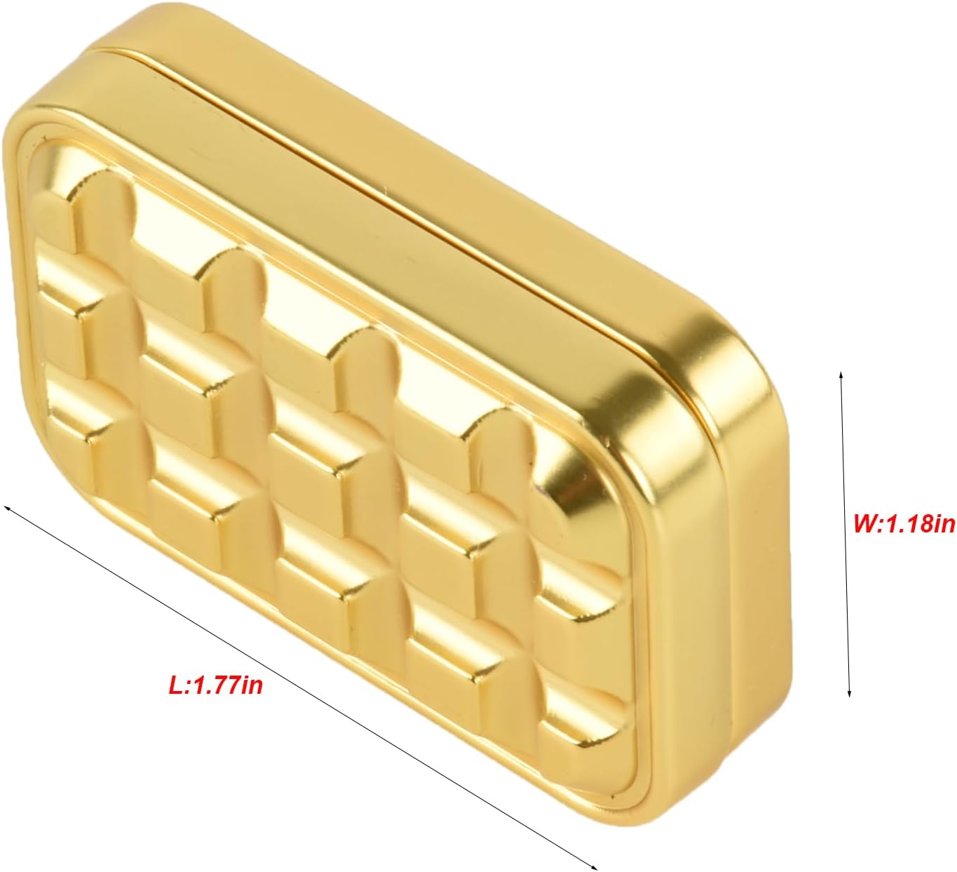 Fidget Toys Adults Magnetic Fidget Slider Magnet Fidget Toys EDC Metal Fidget Slider Haptic Slider EDC Fidget ADHD Anxiety Stress Relief Toy Adults Fidget Toys Adults Anxiety Metal Fidget Toys-Gold