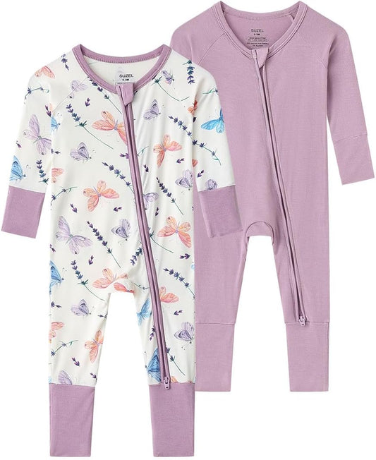 Baby Viscose from Bamboo Footless Pajamas Boys Girls Zippy Pjs Sleep 'N Play Romper - 0-24 Months