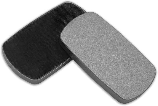 Fidget Slider EDC Gadgets Toy Oval Metal Magnetic Haptic Fidget Toys for Adults Anxiety/ADHD/Stress Relief, Gift for Boyfriend, Husband and Father (Grey)