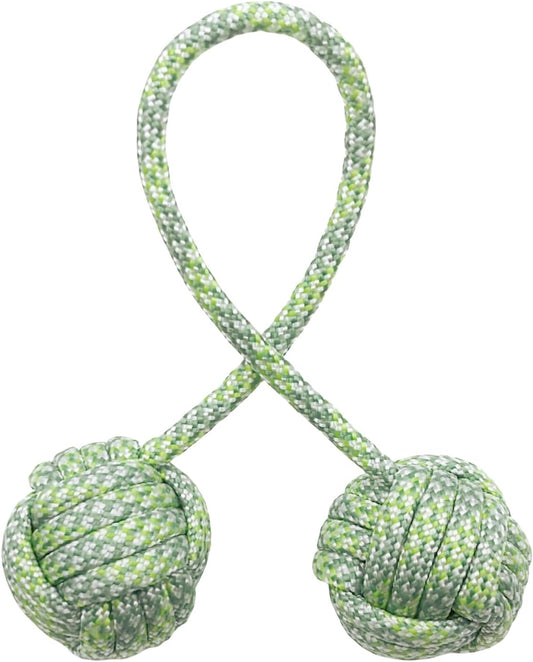 Fidget Beads Skill Toys, Fidget Toys, Parachute Cord and Steel Beads Handmade Fidget Beads, Beginners Worry Beads, Portable EDC Leisure Toys (Green)