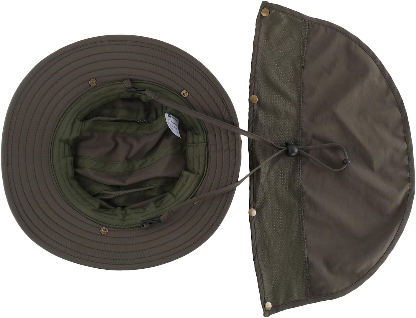 Home Prefer UPF 50+ Boys Sun Hat with Neck Flap Wide Brim Summer Beach Bucket Hat for Boys Girls Toddler Kids Safari Hat