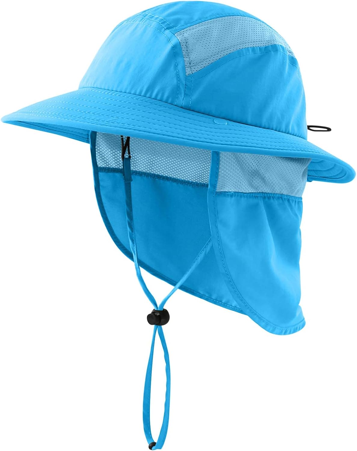Home Prefer UPF 50+ Boys Sun Hat with Neck Flap Wide Brim Summer Beach Bucket Hat for Boys Girls Toddler Kids Safari Hat