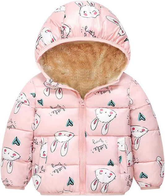 Toddler Winter Coat Baby Boy Fleece Jacket Kid Infant Girl Sweater Clothes 1-6T