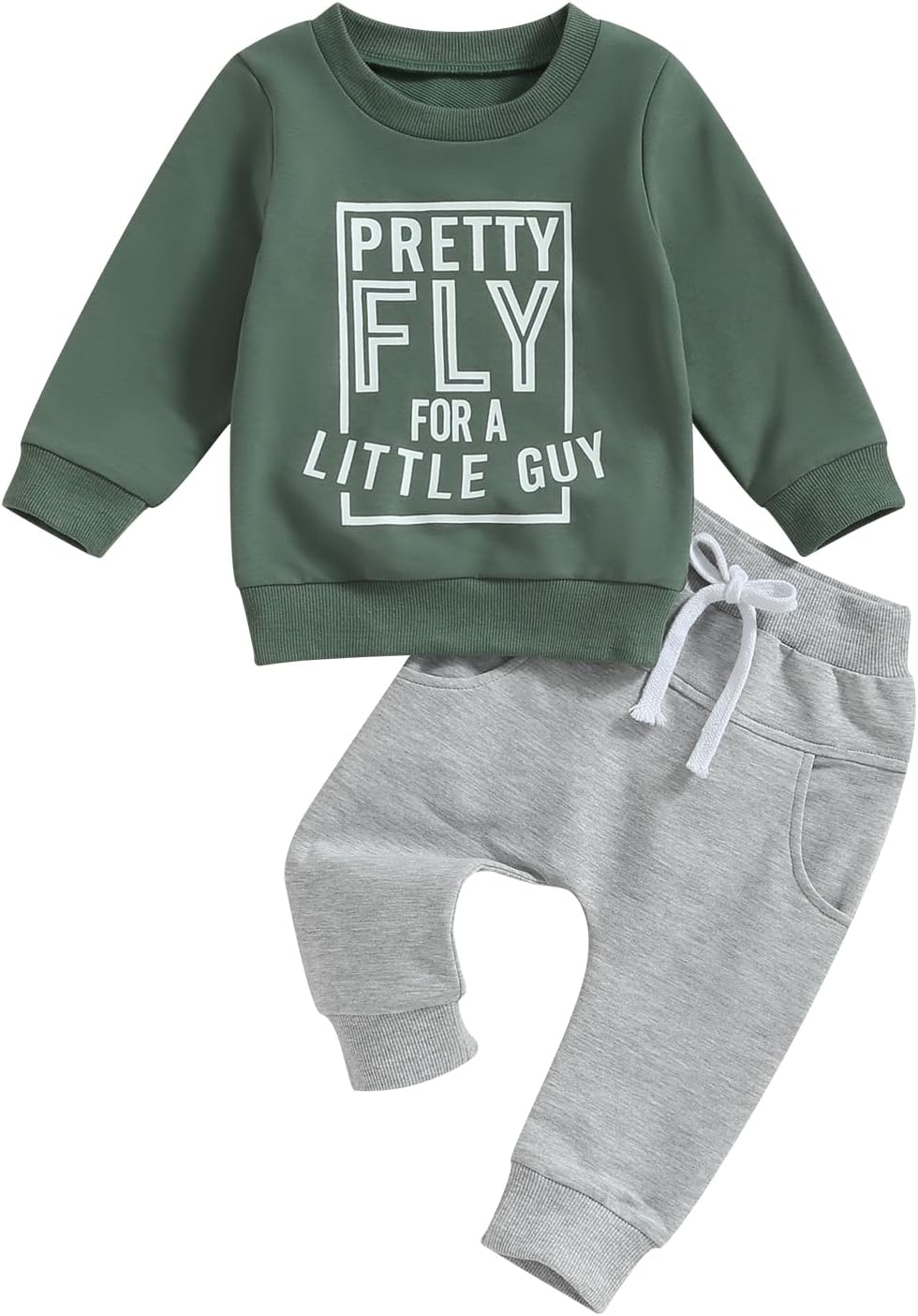 Baby Boy Clothes Fall 6 12 18 24 Months Football Long Sleeve Pullover Tops & Pant Sets Toddler Winter Outfits