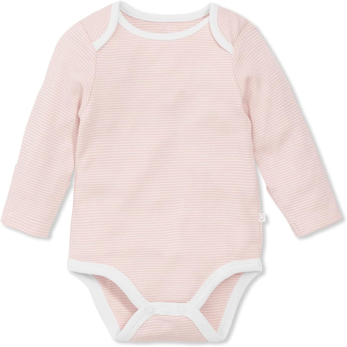 MORI Baby Supreme Comfort Long Sleeve Bodysuit for Boys and Girls - Unisex Romper with Envelope Neck and Nickel Free Popper