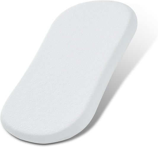 NeoBorn Baby Bassinet Mattress Pad, 30" x 18" Dual Sided Comfort Gel Memory Foam Mattress with Removable Soft Tencel Cover Fit for Halo Bassinest Swivel/Flex/Glide/Premiere/Luxe Series Sleeper