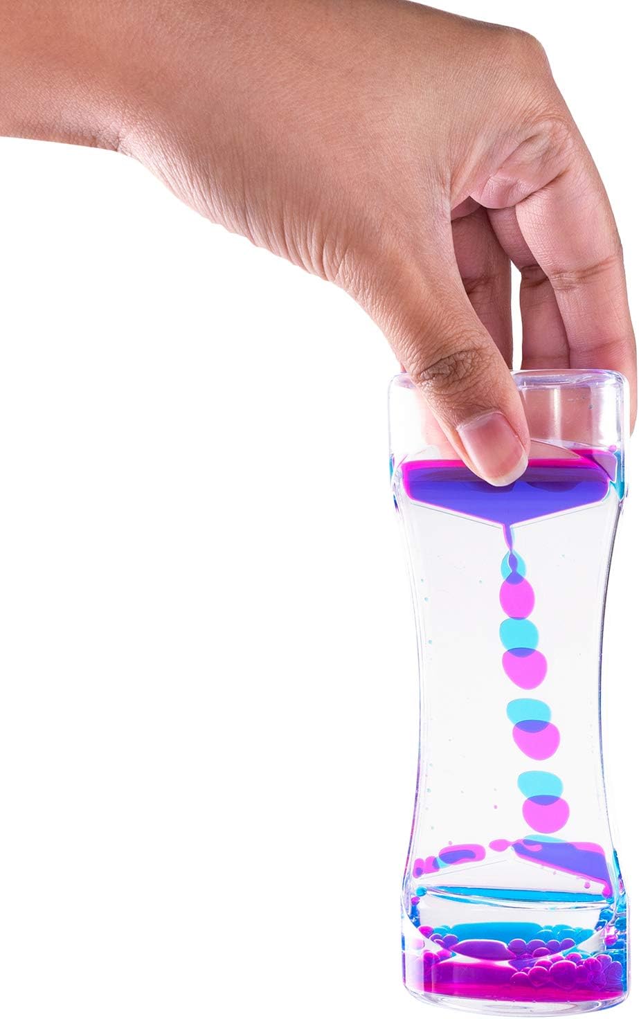 Super Z Outlet Liquid Motion Bubbler for Sensory Play, Fidget Toy, Children Activity, Desk Top, Assorted Colors (4 Pack)