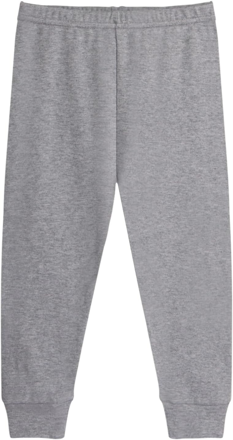 GLASH Kids Baby and Toddler Boys Cotton Pants, 4 Pack 2T-6Y Joggers Sweatpants for Boys