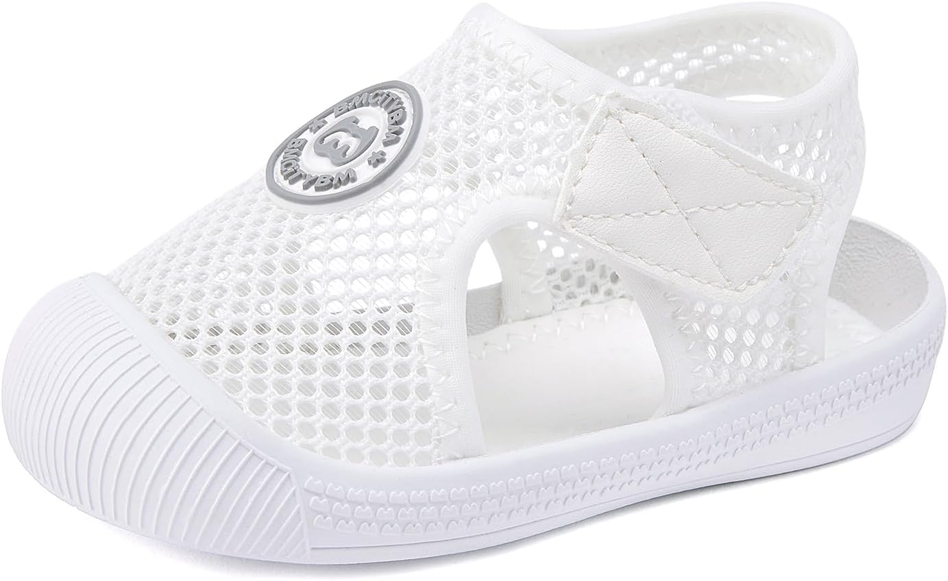 BMCiTYBM Baby Boy Girl Closed Toe Summer Sandals Lightweight Shoes Infant Non-Slip First Walking Sneakers 6 9 12 18 24 Months
