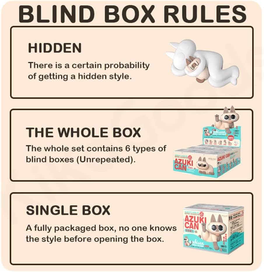 Nobeko Azukican Azukisan Cat Daily Life Series2 Blind Box Figures 1PC Random Art Cute Collectibles Birthday Gift