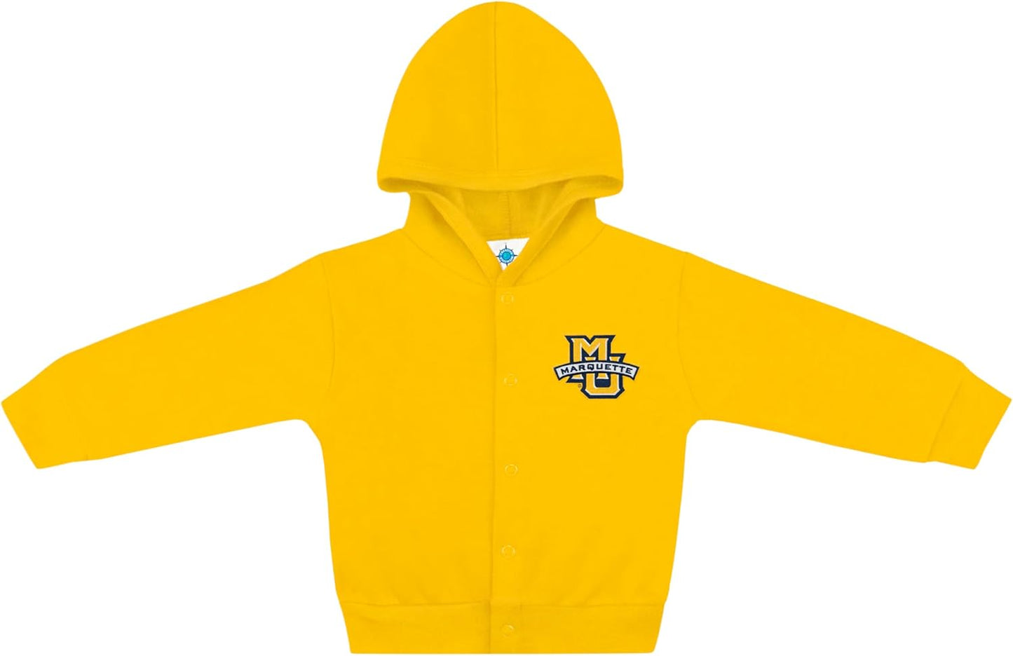 Creative Knitwear College Baby Snap Hooded Jacket - Team Logo, Multiple Colors, for Boys & Girls, (0-24 Months)