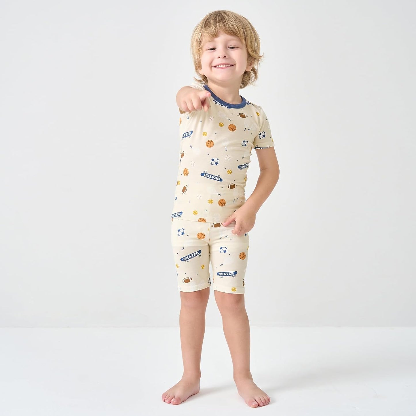 pureborn Baby Toddler Kids Viscose from Bamboo Pajamas Set Pjs 2pcs 18M-8Y