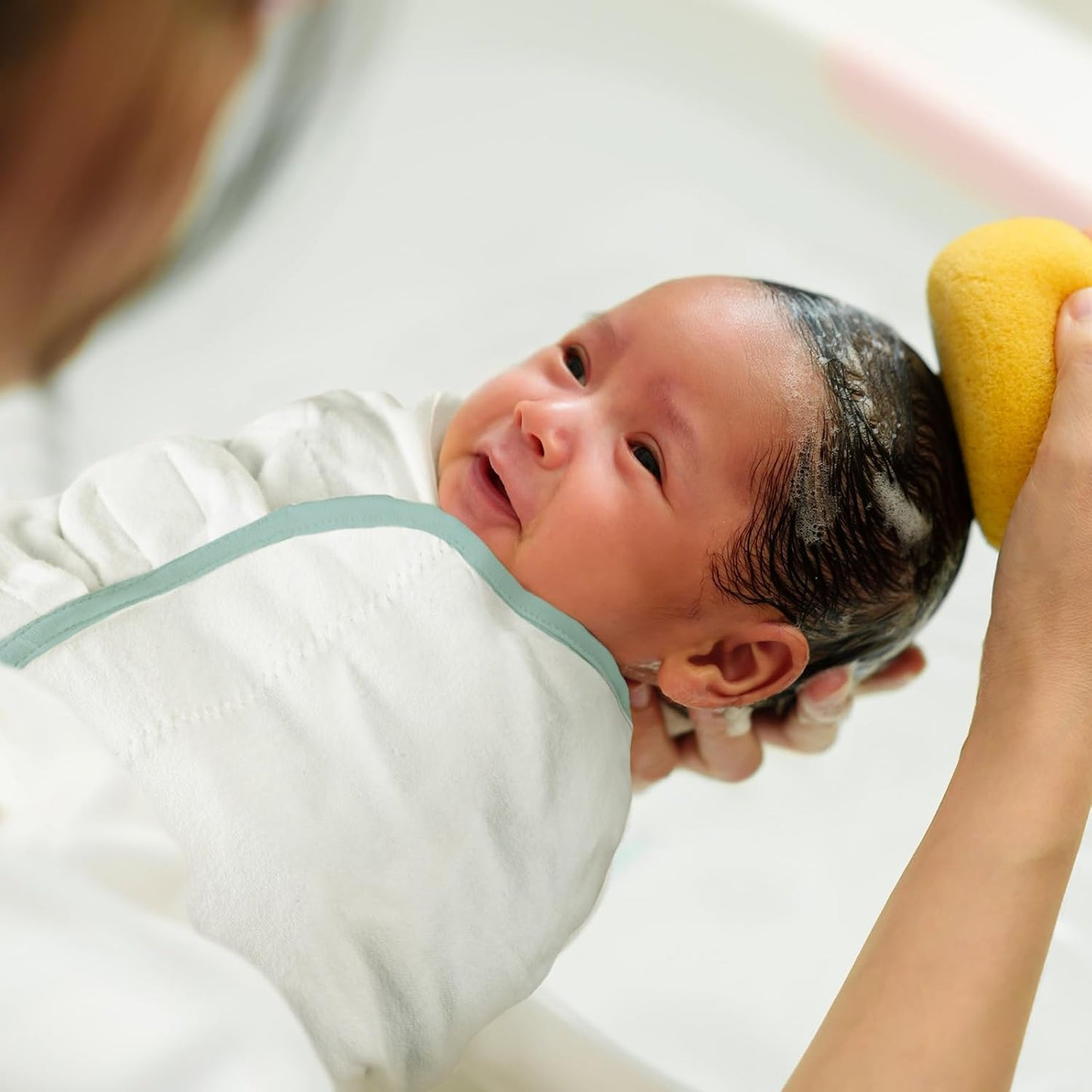 GLLQUEN BABY 3-Pack Baby Swaddle Sleep Sacks for Newborns 0-3 Months - Adjustable Infant Swaddle Blanket Wrap, Baby Essentials, Gray & Green Tone