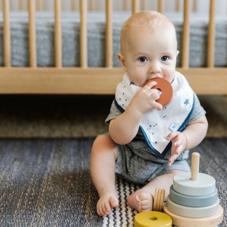 Little Unicorn Cotton Muslin with Fleece Bandana Bib