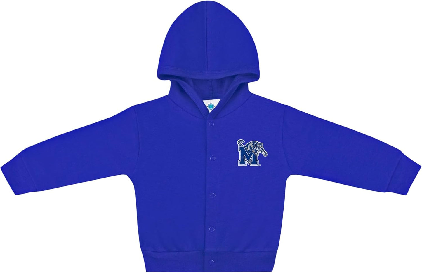 Creative Knitwear College Baby Snap Hooded Jacket - Team Logo, Multiple Colors, for Boys & Girls, (0-24 Months)