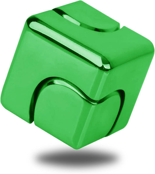 Fidget Spinner Toys Cube Adults, Easter Basket Stuffers for Teens Metal EDC Cool Desk Gadgets Office Toys Small Anxiety Figette Sensory Toy, ADHD Tool Fingears Figet Stress Valentine Gift For Boys