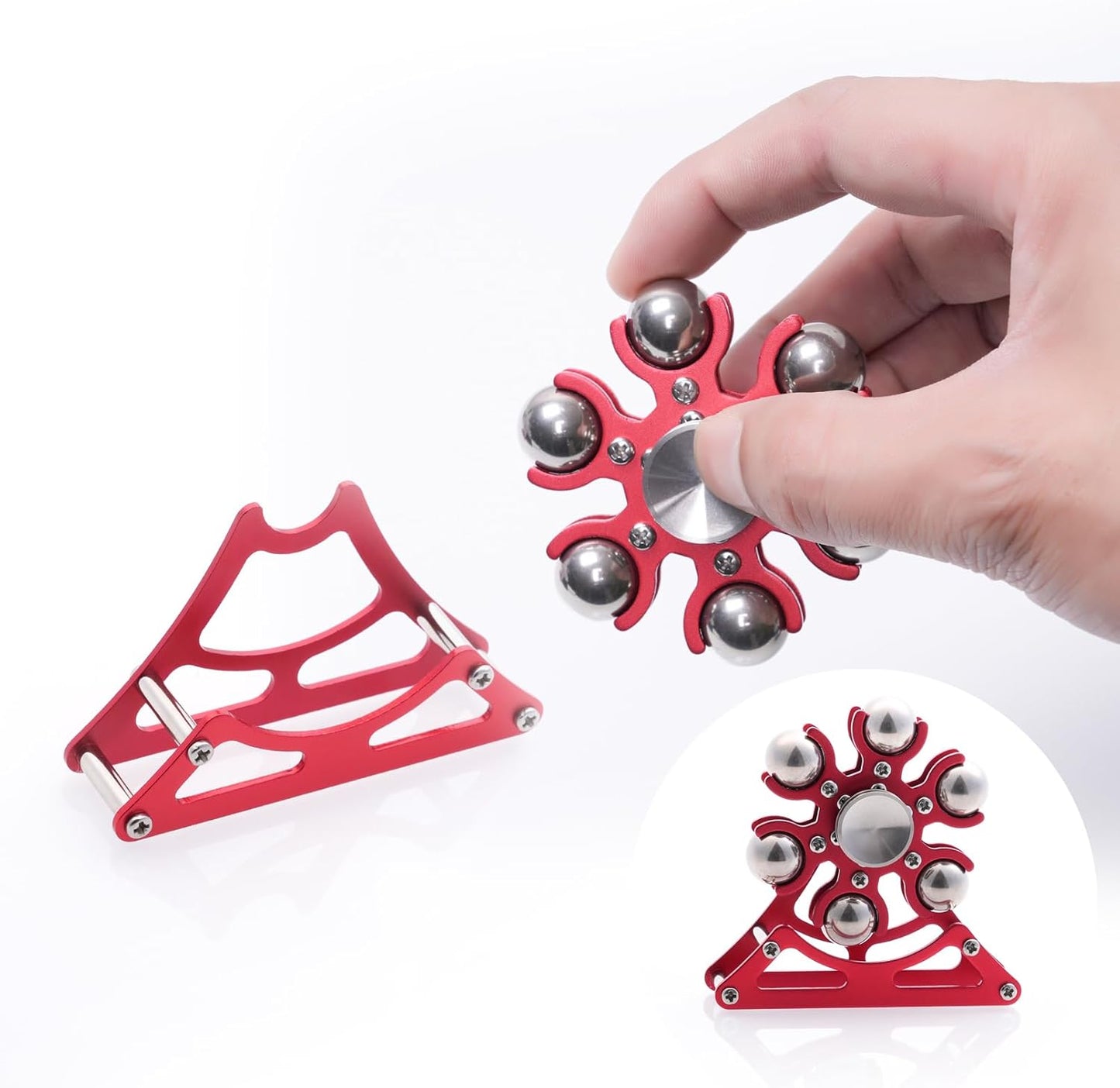 Desk-Fidget-Toys Ferris-Wheels-Spinner: Metal Kinetic-Fidget-Spinner 4mins, EDC-Toy Cool-Gadgets for School Office Christmas, ADHD Tools Gift Cool-Stuff Stress Relief Gift for Kid Children Teen Adult