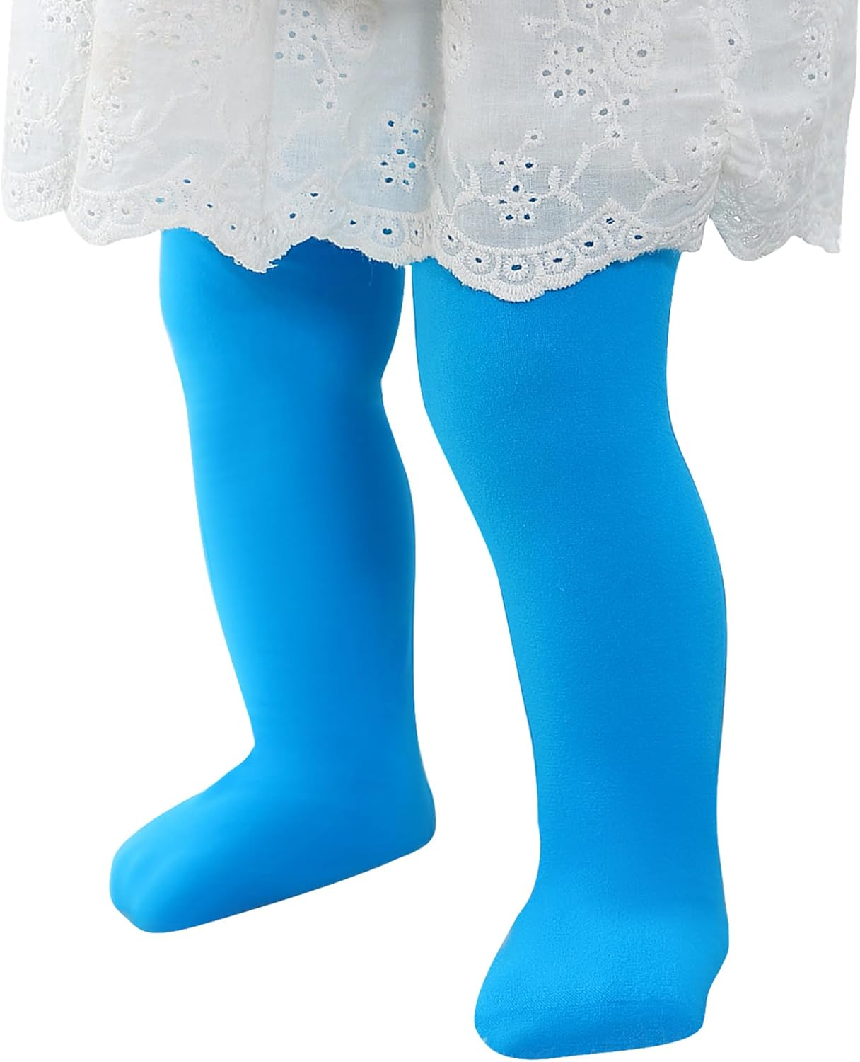 Ultra Soft Toddler Ballet Tights for Girls - Footed Dance Tights Colorful Baby Girls Leggings for Daily Party Halloween 1-6T