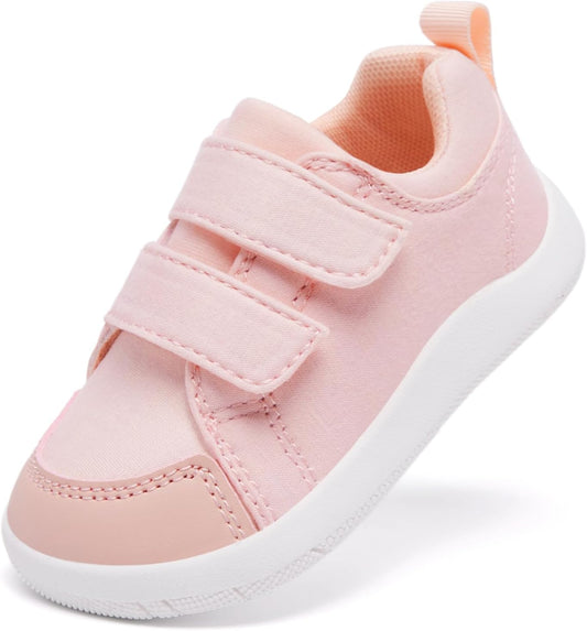 MORENDL Wide Toe Box Shoes Toddler Barefoot Shoes Baby Walking Shoe Boy Girl Non-Slip Zero Drop Minimalist Sneakers Comfort Tennis Outdoor Activities