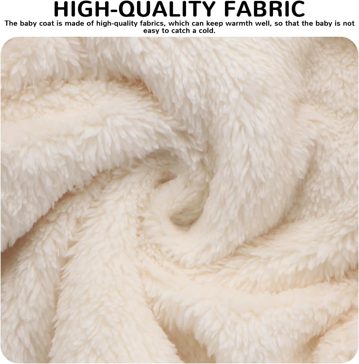 Baby Girl Winter Fleece Jacket Toddler Boy Puffer With Hood Coat Infant Clothes