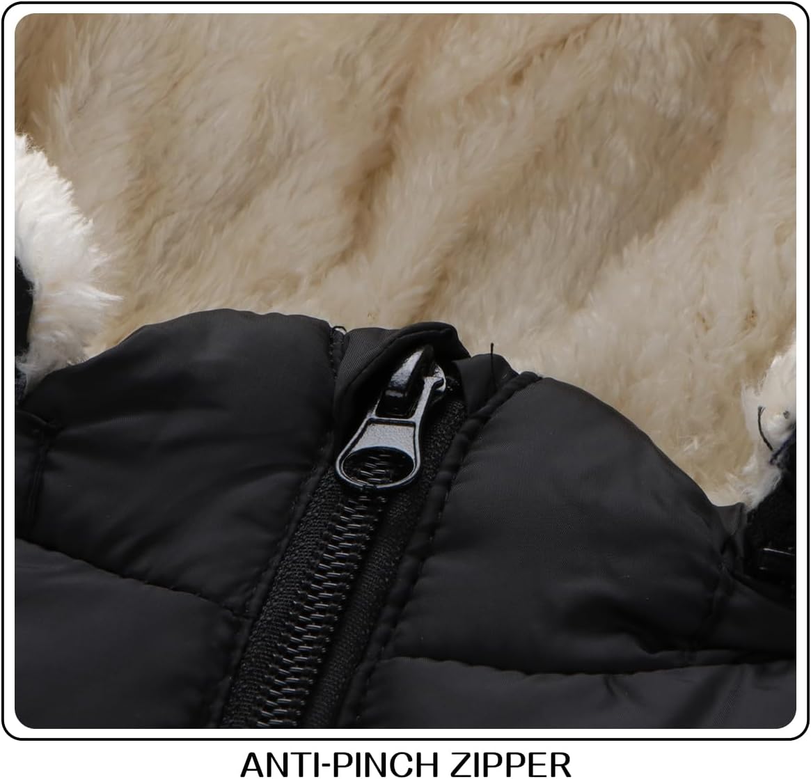 Toddler Winter Coat Baby Boy Fleece Jacket Kid Infant Girl Sweater Clothes 1-6T