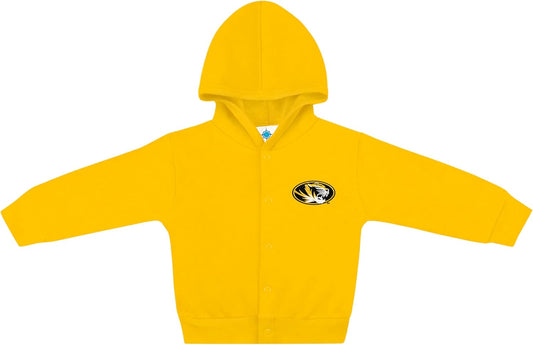 Creative Knitwear College Baby Snap Hooded Jacket - Team Logo, Multiple Colors, for Boys & Girls, (0-24 Months)