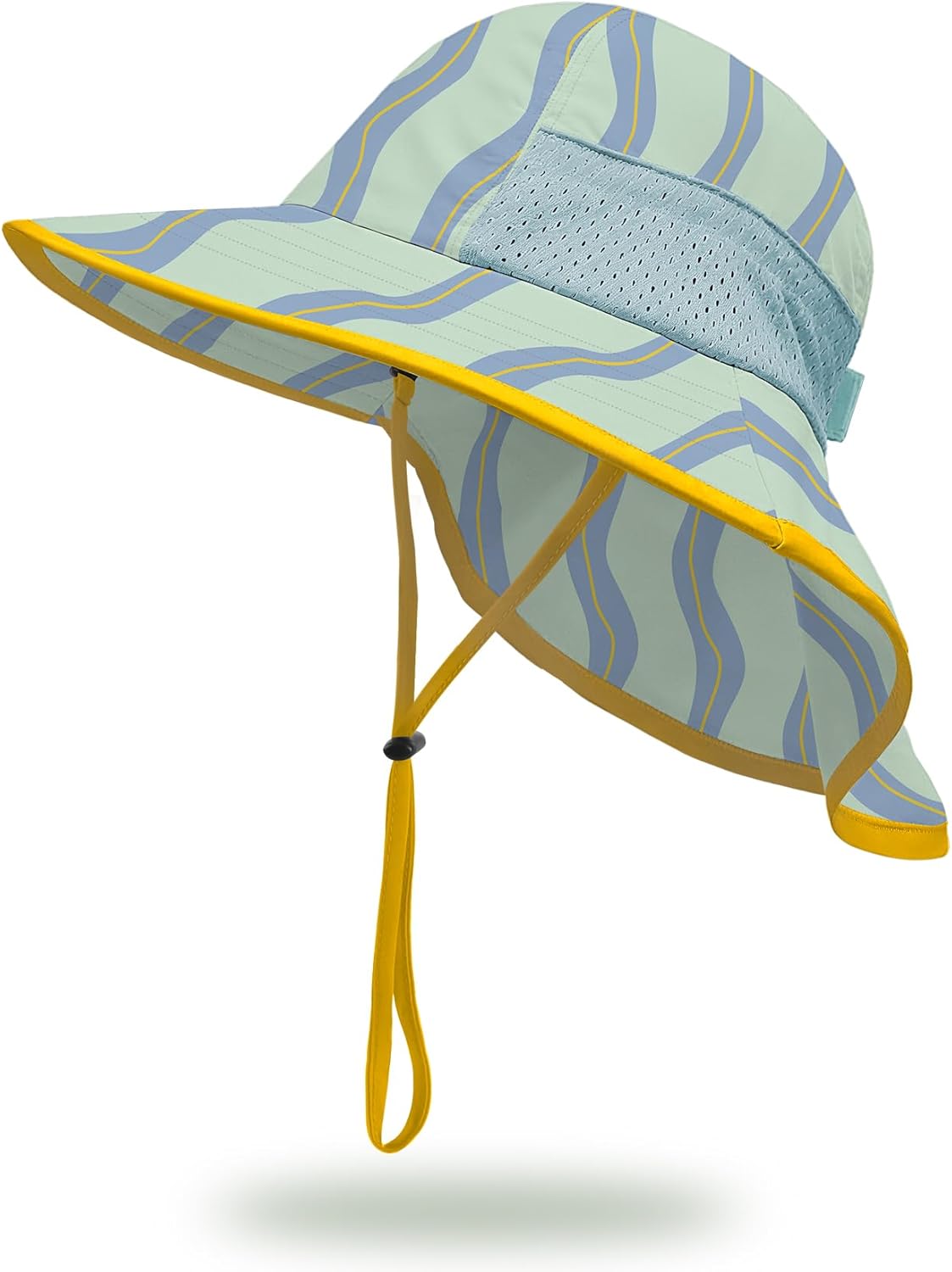 Baby Sun Hat with Neck Flap for Sun Protection Toddler Beach Hat UPF 50+ Outdoors 0-6 Years Boys Girls