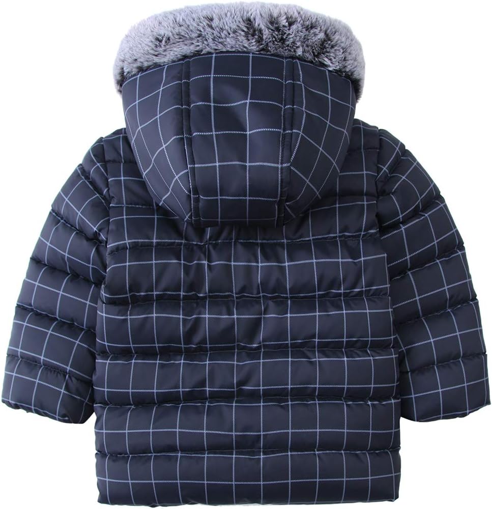 Rokka&Rolla Baby Boys' Water-Resistant Fleece Lined Puffer Jacket Winter Coat for Newborn Infant Toddler