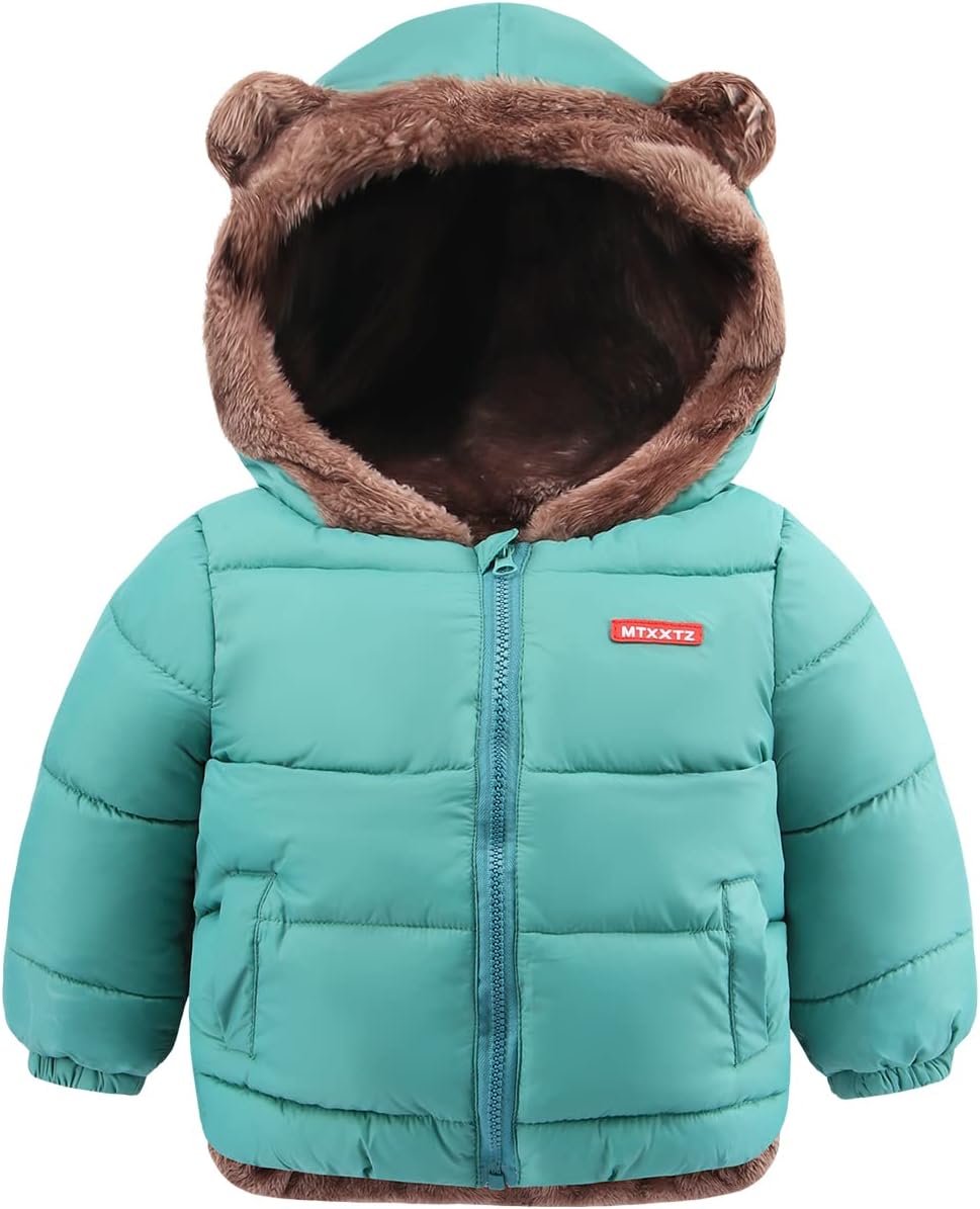 Winter Coat For Baby Boys Girls Fleece Jacket Toddler Clothes