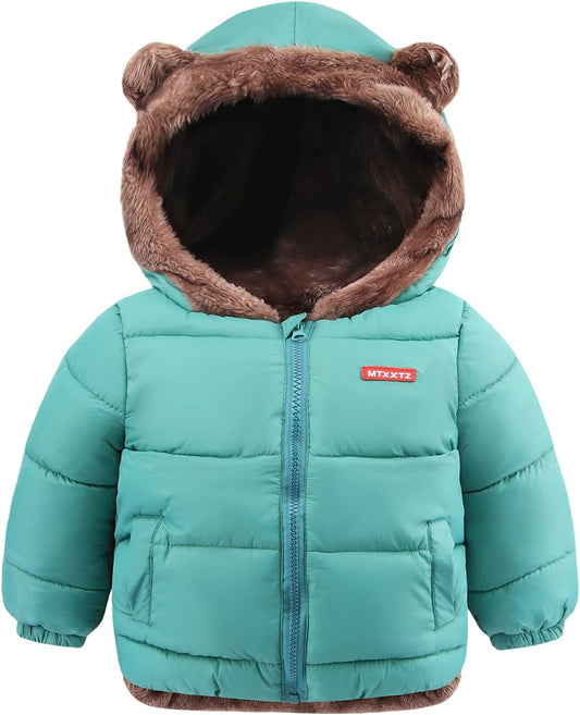 Winter Coat For Baby Boys Girls Fleece Jacket Toddler Clothes