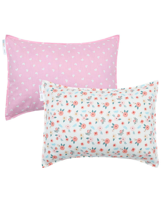 ALVABABY Toddler Pillowcases Fits 14x20in,13x18in Kids Cotton Baby 2 Packs Envelope Kids Pillow Cover for Boy Girl Sleeping Travel 2L-FTP17A