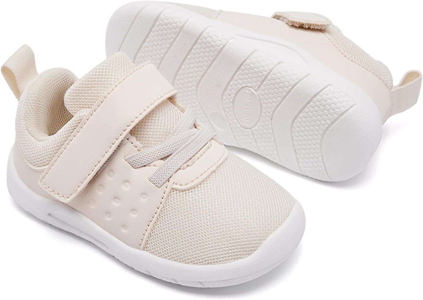 MORENDL Toddler Baby Shoes 0-4 Years Boy Girl Lightweight Breathable Non-Slip Sports Sneakers Running Walking Tennis Barefoot Shoes