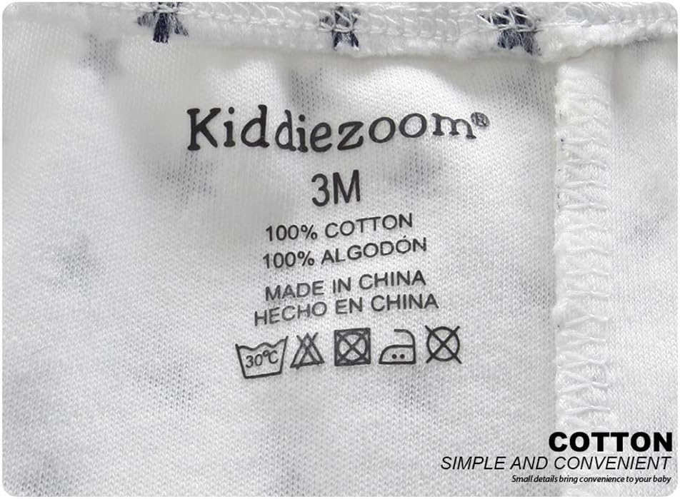 Unisex Newborn Baby Cotton 4-Pack Pants Embroidery Pringting Casual Leggings 0-24 Months for Boys and Girls