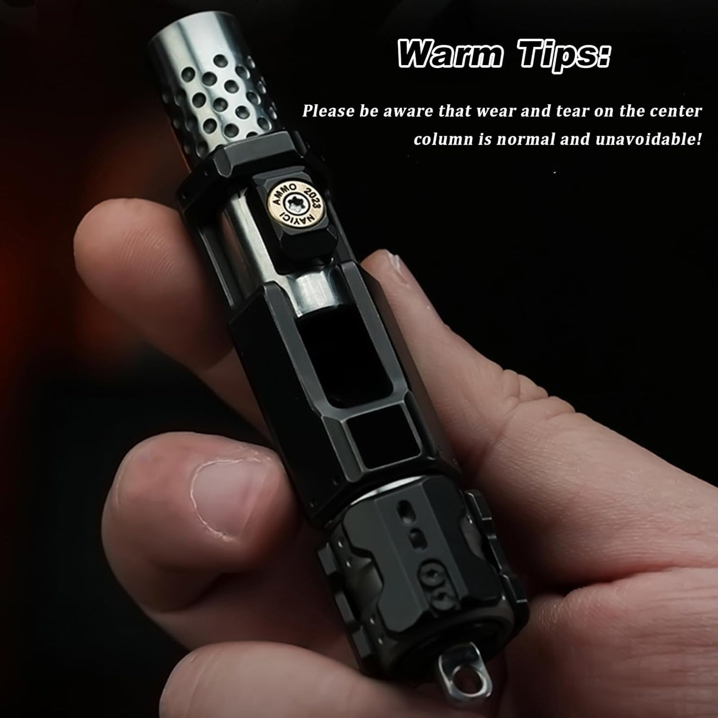 Fidget Toys Adults, Mechanical Bolt Fidget Slider Fidget Spinner Toys, EDC Fidget Toys Home Office Executive Desk Toys, Ideal Gift for ADHD/ADD/Autism (Silver/Black)