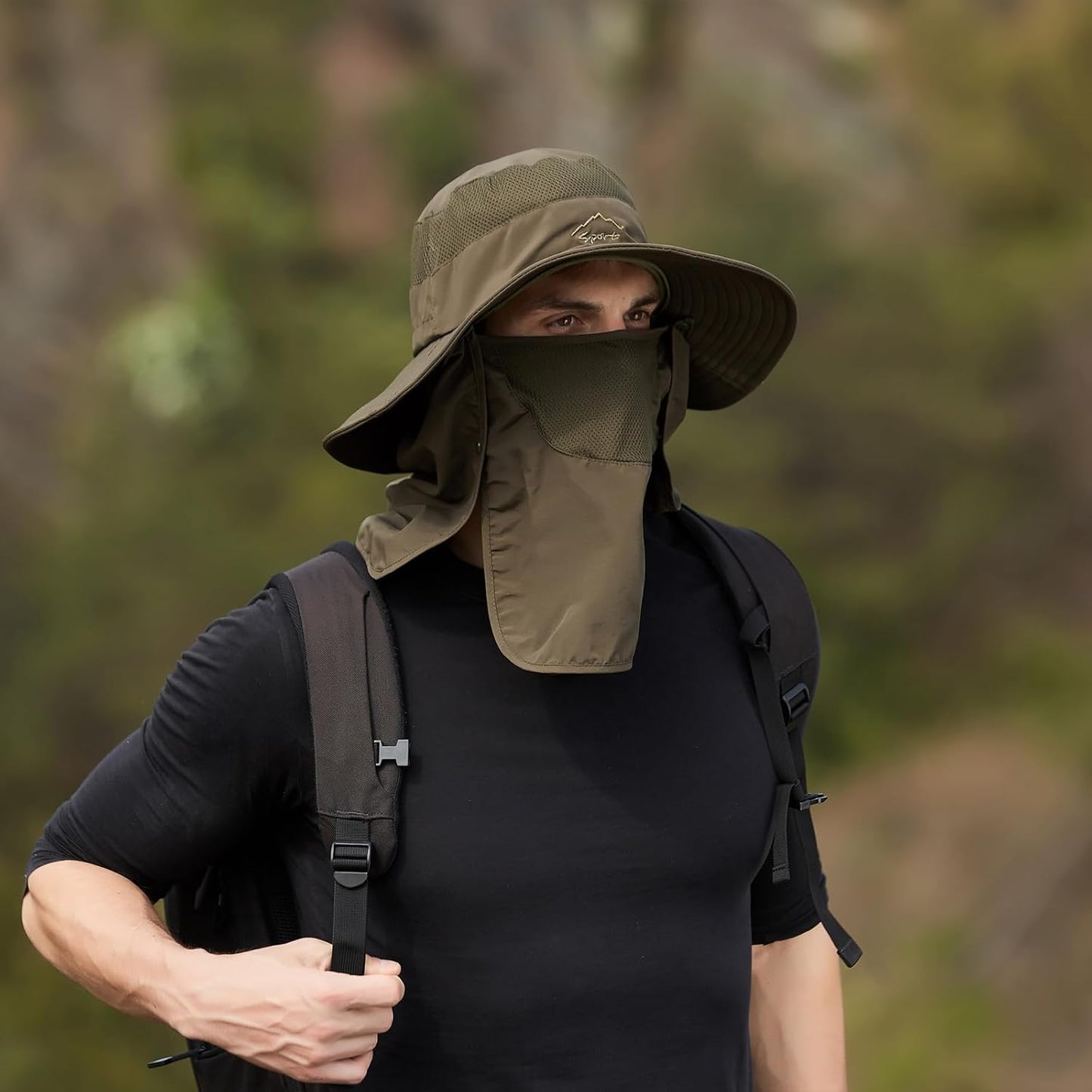 Sun Hats for Men Women Fishing Hat UPF 50+ Breathable Wide Brim Summer UV Protection Hat