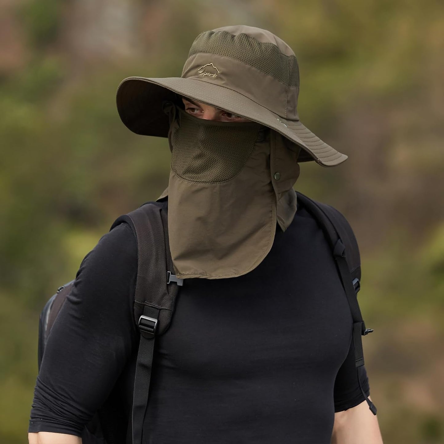 Sun Hats for Men Women Fishing Hat UPF 50+ Breathable Wide Brim Summer UV Protection Hat